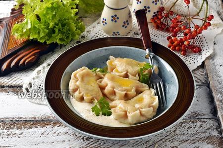 Фото рецепта Вареники с картошкой на пару