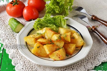 Фото рецепта Картофель варено-жареный