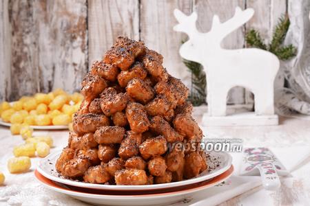 Фото рецепта Муравейник из кукурузных палочек