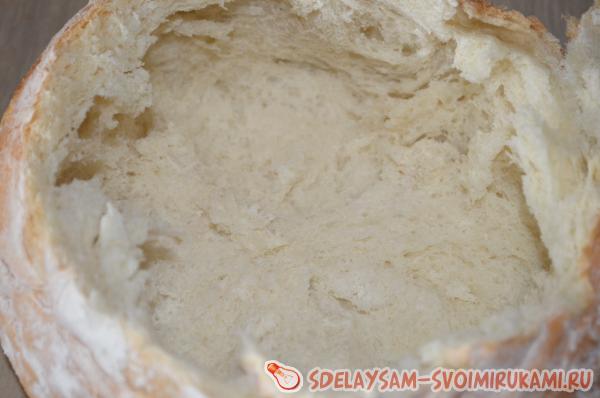 фаршированный хлеб пицца
