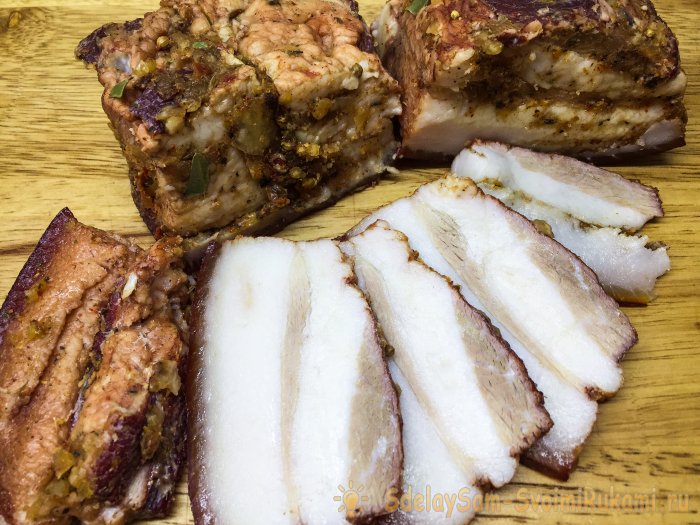 Самый вкусный рецепт приготовления сала в луковой шелухе