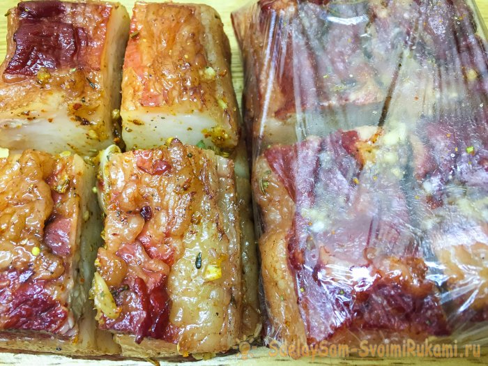 Самый вкусный рецепт приготовления сала в луковой шелухе
