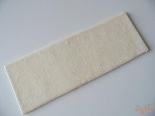 Розочки из слоеного теста с сахаром. Сахарная роза