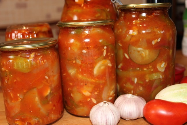 Салат из огурцов и помидоров на зиму: рецепты пальчики оближешь без стерилизации и со стерилизацией