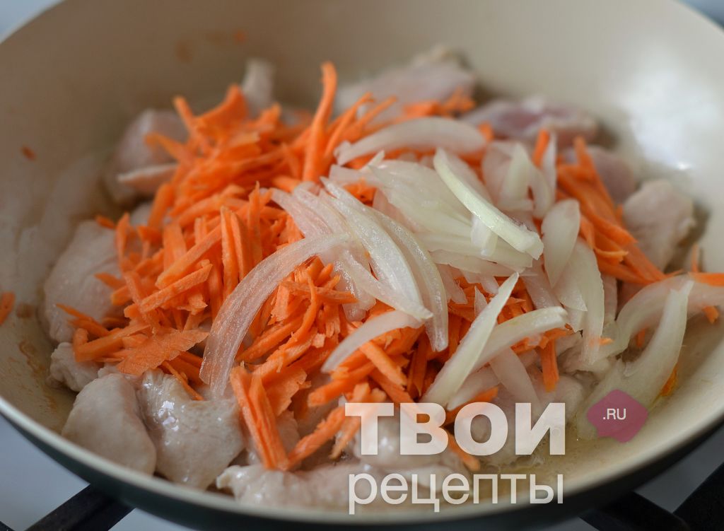 Перловка с курицей