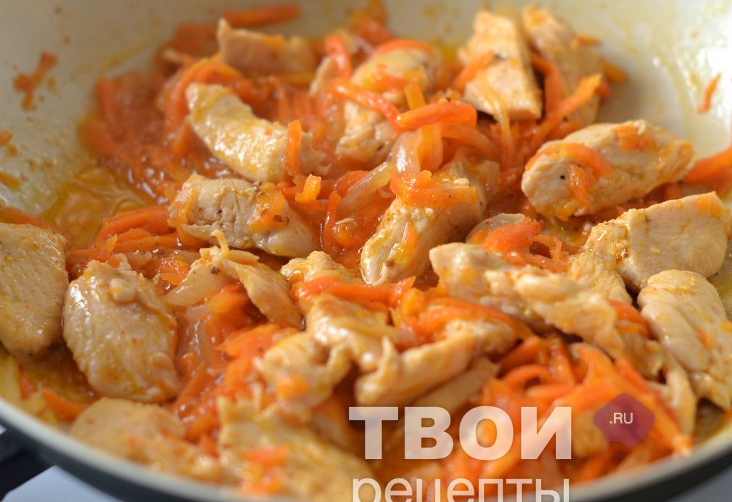Перловка с курицей