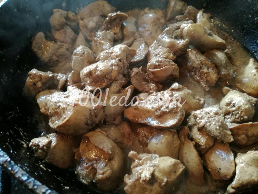 Куриная печень, запеченная с сыром Куриная печень, запеченная с сыром
