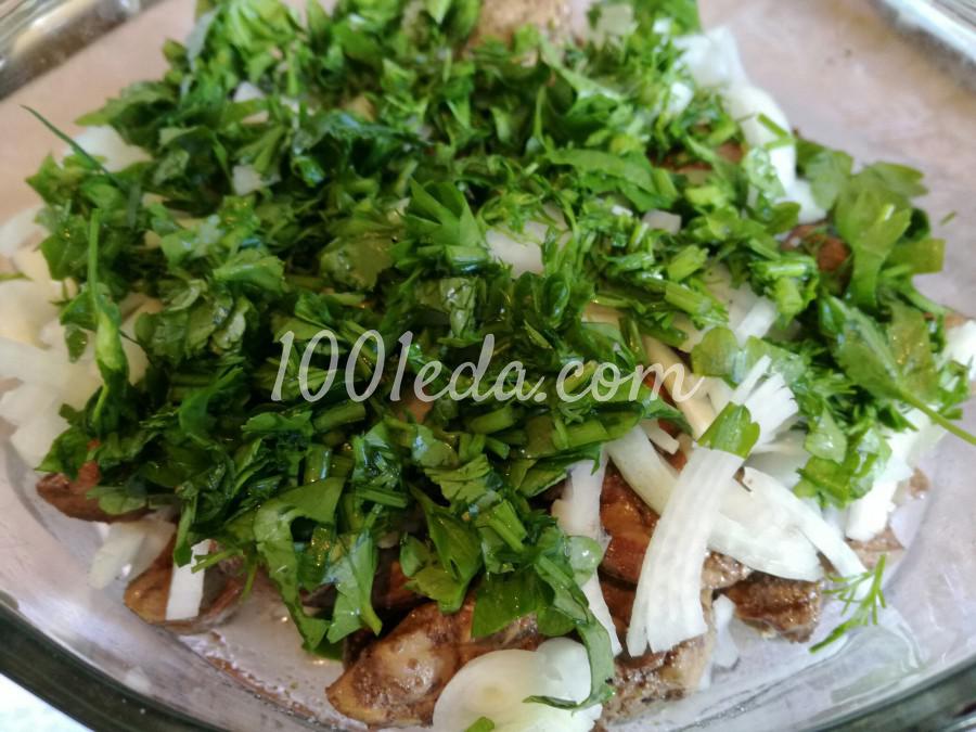 Куриная печень, запеченная с сыром Куриная печень, запеченная с сыром