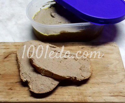Домашний паштет из запеченной куриной печени