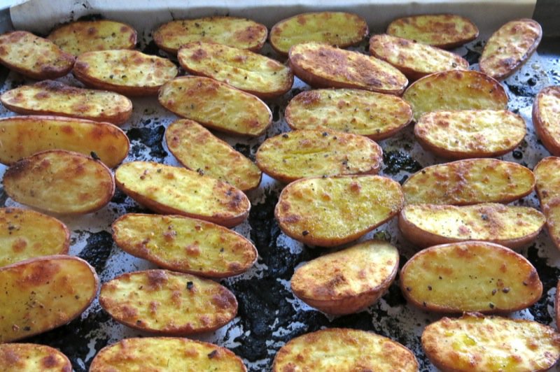 Quick Oven Roasted Potatoes