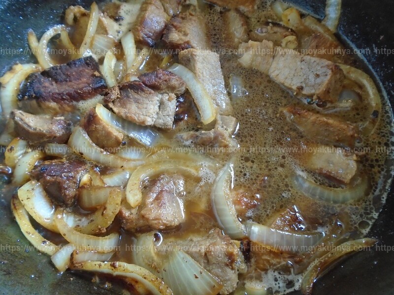 мясная подлива из свинины