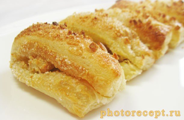 Слойки палочки с кешью