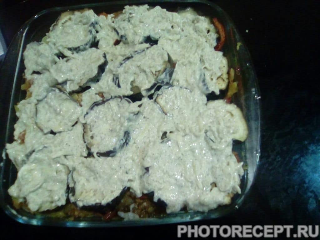 Фото рецепта - Запеченные баклажаны с картофелем и сыром - шаг 15