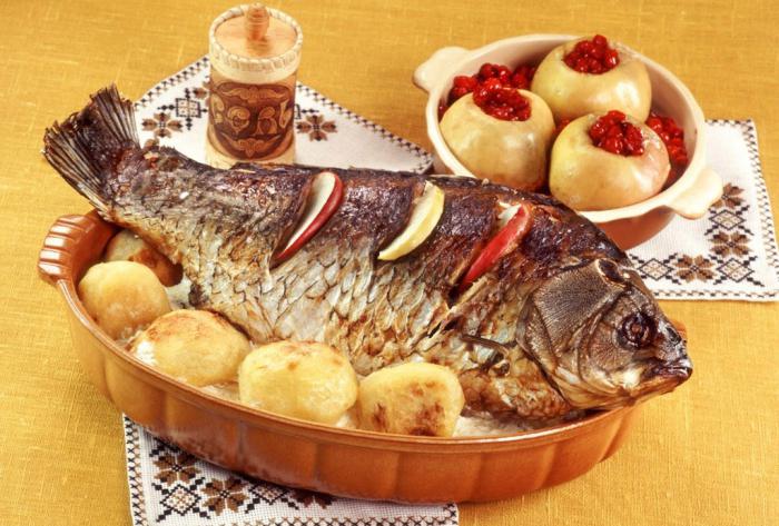 как приготовить карпа в сметане