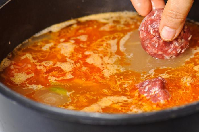 как сварить суп с фрикадельками 