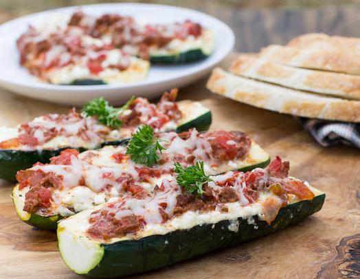 кабачки фаршированные мясом