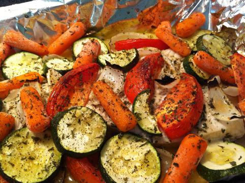 рыба запеченная с овощами рецепт