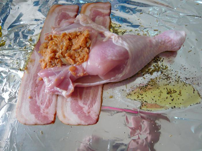 куриные голени фаршированные рецепт