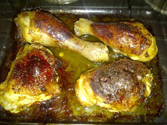 куриные голени фаршированные грибами