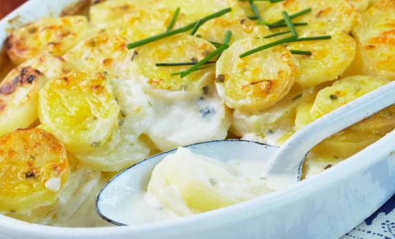 сырой картофель запеченный в духовке