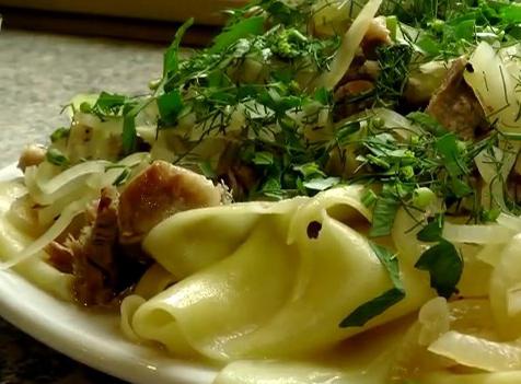 как готовить бешбармак из курицы