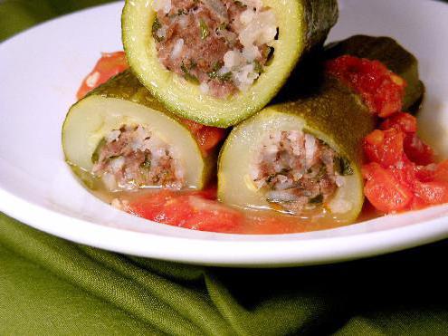 кабачки тушеные с мясом