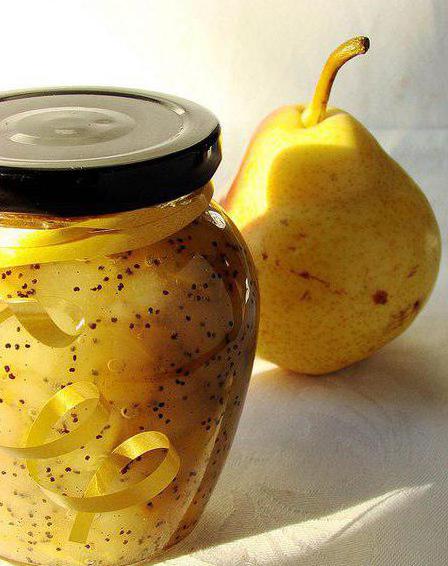 Варенье из груш дольками