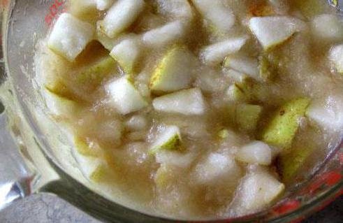 Рецепт варенья из груш дольками