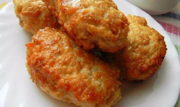котлеты из куриного фарша с овсяными хлопьями