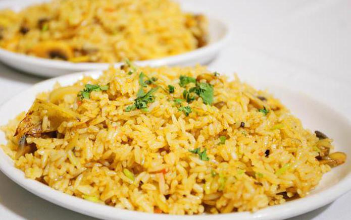 плов без мяса рецепт
