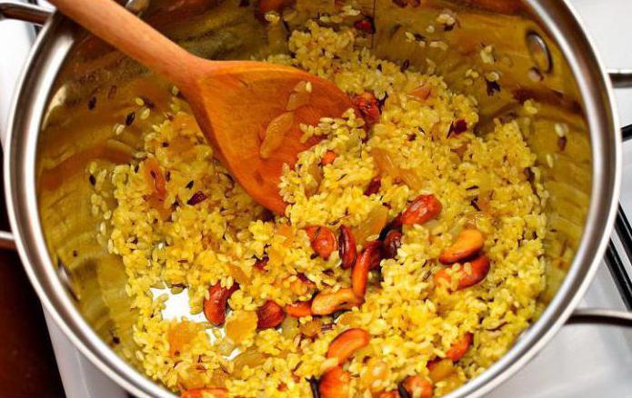 приготовление плова без мяса