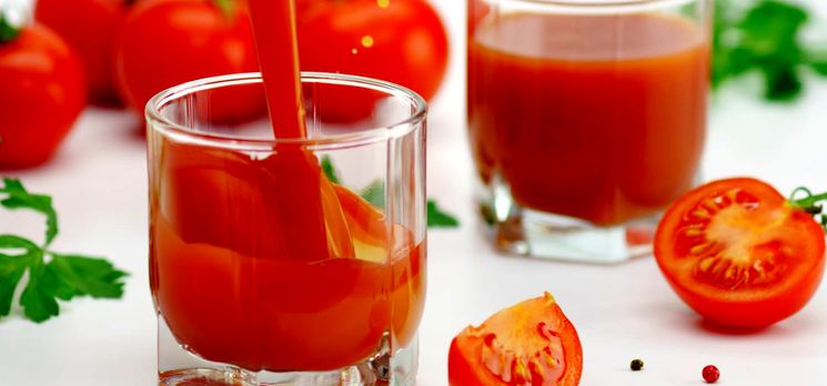 Ингредиенты для приготовления томатного сока
