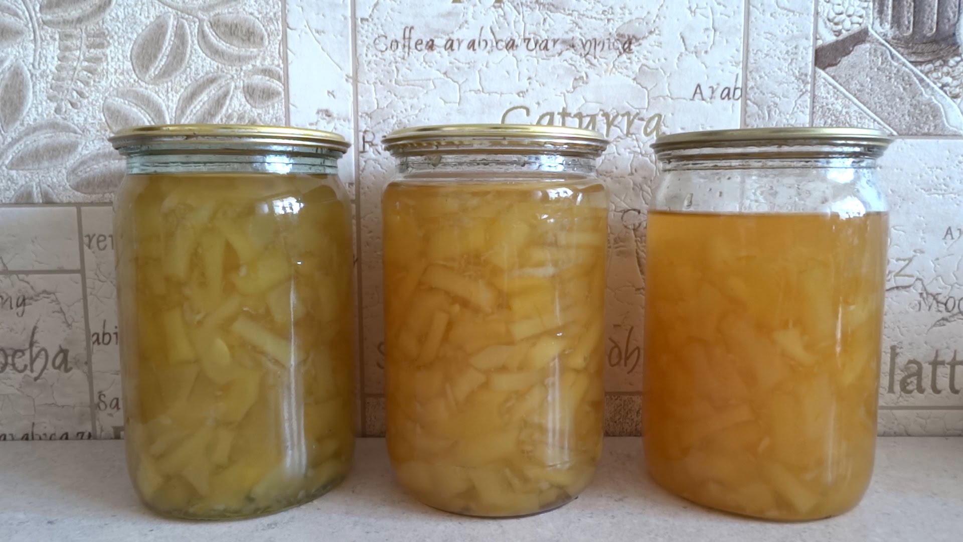 Варенье из кабачков и лимоном кусочками