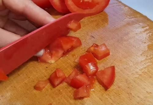 Рецепт рубленных котлет из куриного филе со сладким перцем и помидорами