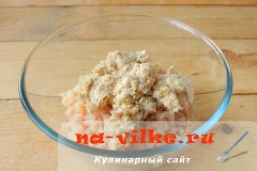 Куриные котлеты с овсянкой и сыром. Ингредиенты: